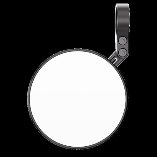 Retrovisor extremo de manillar HIGHSIDER pro Conero negro-Edition corto – negro mate – 1 pza