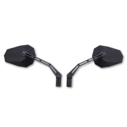 Retrovisor de manillar HIGHSIDER pro Stealth-X1 – negro – pareja 2