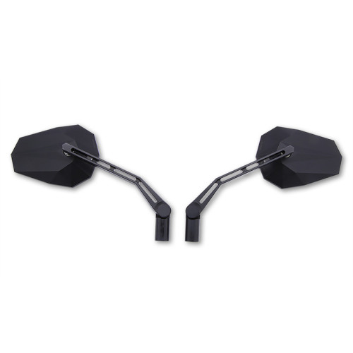 Retrovisor de manillar HIGHSIDER pro Stealth-X1 – negro – pareja