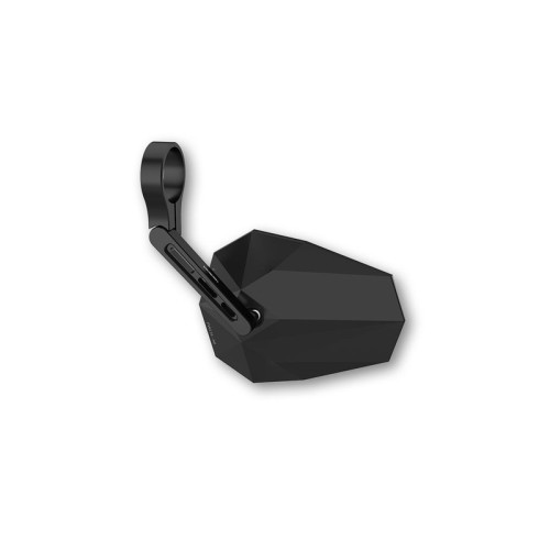 Retrovisor extremo de manillar HIGHSIDER pro Stealth-X5 corto – negro mate – 1 pza