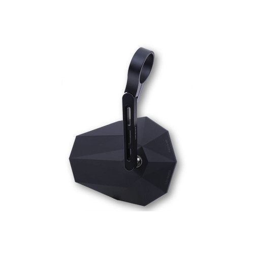 Retrovisor extremo de manillar HIGHSIDER pro Stealth-X5 corto – negro mate – 1 pza