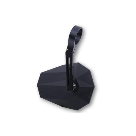 Retrovisor extremo de manillar HIGHSIDER pro Stealth-X5 corto – negro mate – 1 pza