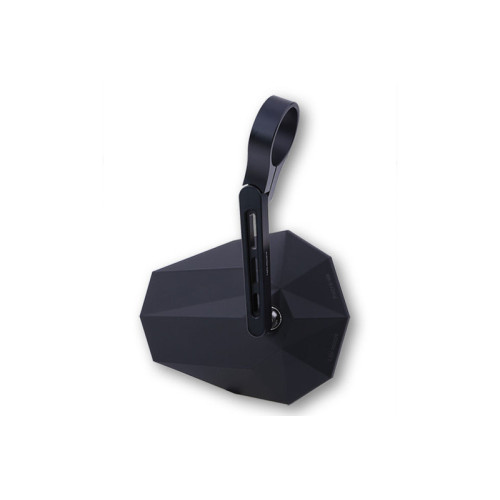 Retrovisor extremo de manillar HIGHSIDER pro Stealth-X5 corto – negro mate – 1 pza