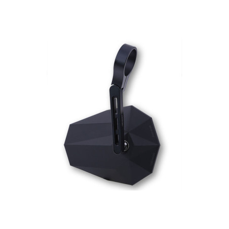 Retrovisor extremo de manillar HIGHSIDER pro Stealth-X5 corto – negro mate – 1 pza