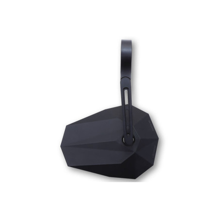 Retrovisor extremo de manillar HIGHSIDER pro Stealth-X5 corto – negro mate – 1 pza