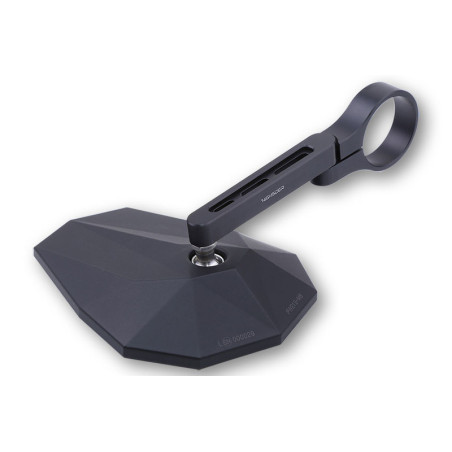 Retrovisor extremo de manillar HIGHSIDER pro Stealth-X5 corto – negro mate – 1 pza
