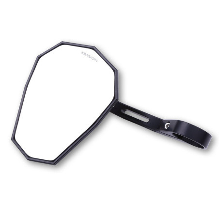 Retrovisor extremo de manillar HIGHSIDER pro Stealth-X6 largo – negro mate – 1 pza