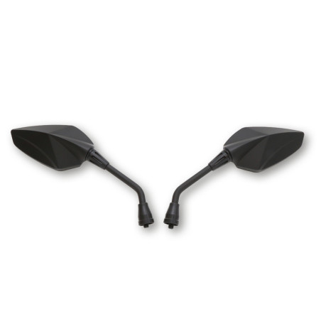 Retrovisor de manillar HIGHSIDER pro Sempione - negro - Pareja