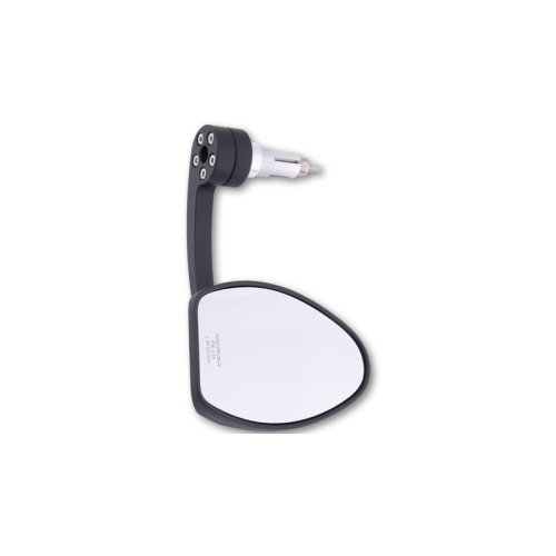 Retrovisor contrapeso de manillar HIGHSIDER pro Ferrara 2 - negro - 1 pieza