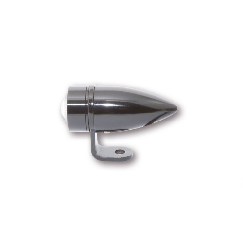 Intermitente LED HIGHSIDER pro Mono Bullet - homologado E - negro/traslúcido - par