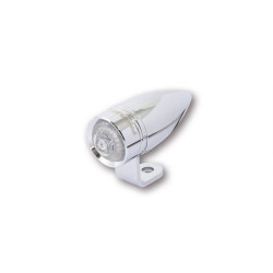 Intermitente/luz de posición LED HIGHSIDER pro Apollo Classic - 2en1 - homologado E - negro/ahumado - Pareja