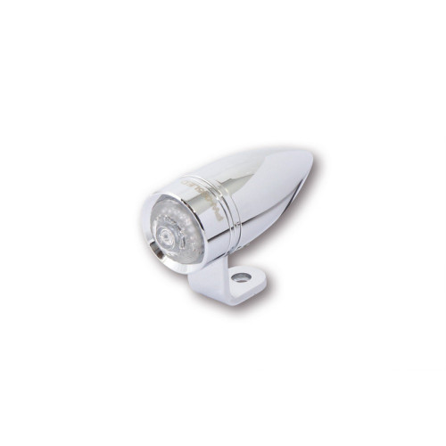 Intermitente/luz de posición LED HIGHSIDER pro Apollo Classic - 2en1 - homologado E - negro/ahumado - Pareja