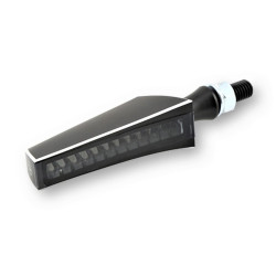 Intermitente LED HIGHSIDER pro Pen Head - homologado E - negro/ahumado - Pareja