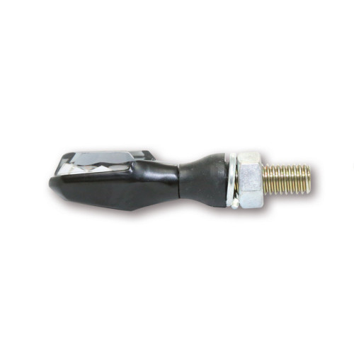 Intermitente LED HIGHSIDER pro Blaze - homologado E - negro/traslúcido - Pareja