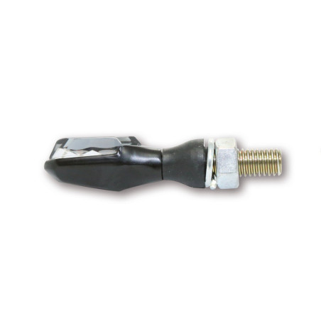 Intermitente LED HIGHSIDER pro Blaze - homologado E - negro/traslúcido - Pareja