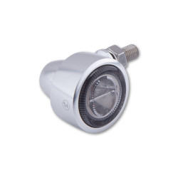 Intermitente LED HIGHSIDER pro Classic-X1 - homologado E - plata/ahumado - par
