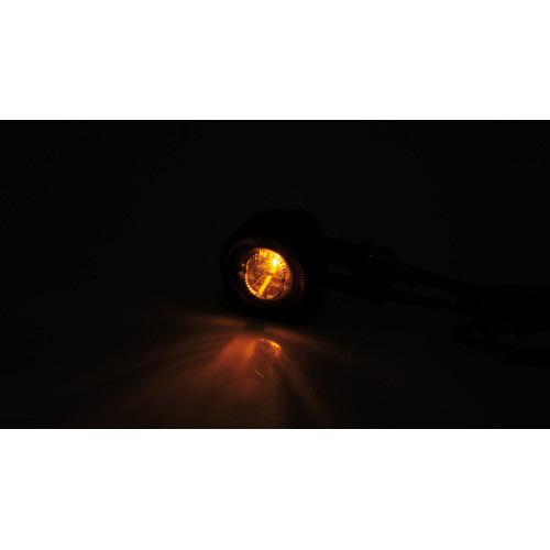 Intermitente LED HIGHSIDER pro Classic-X1 - homologado E - plata/ahumado - par
