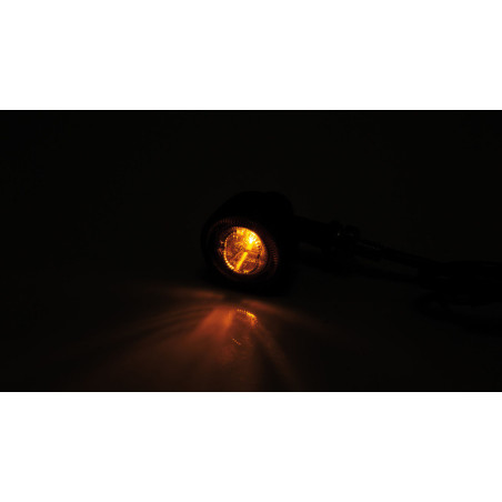 Intermitente LED HIGHSIDER pro Classic-X1 - homologado E - plata/ahumado - par
