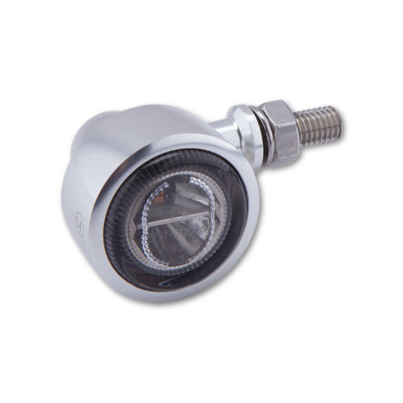 Intermitente LED HIGHSIDER pro Classic-X1 - homologado E - plata/ahumado - par
