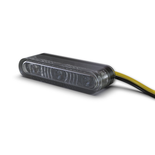 Intermitente LED HIGHSIDER pro Sonic-X2 - homologado E - cromado/traslúcido - Pareja