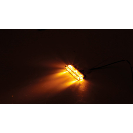 Intermitente LED HIGHSIDER pro Sonic-X2 - homologado E - cromado/traslúcido - Pareja