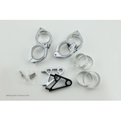 Soporte de faro para horquilla HIGHSIDER pro (extra corto) aluminio CNC - Ø 42-43 mm