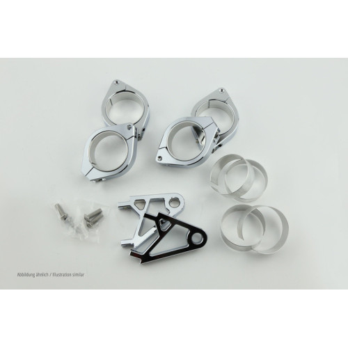 Soporte de faro para horquilla HIGHSIDER pro (extra corto) aluminio CNC - Ø 42-43 mm