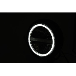 Faro delantero LED HIGHSIDER pro Pecos Type 6 - 5 3/4 inch - cromado - 1 pieza 2