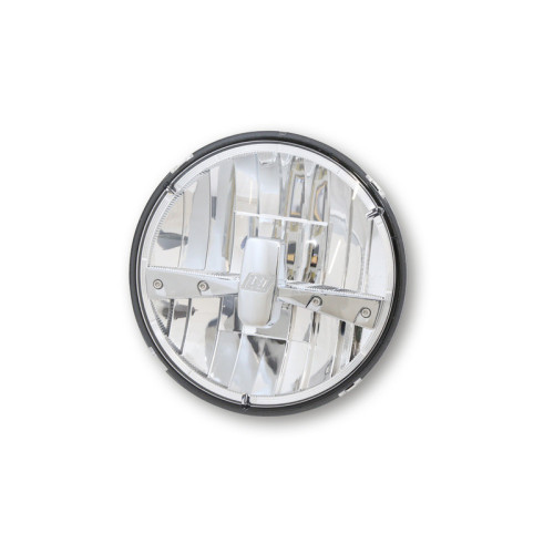 Óptica de faro delantero LED HIGHSIDER pro Type 3 - 7 inch - negro