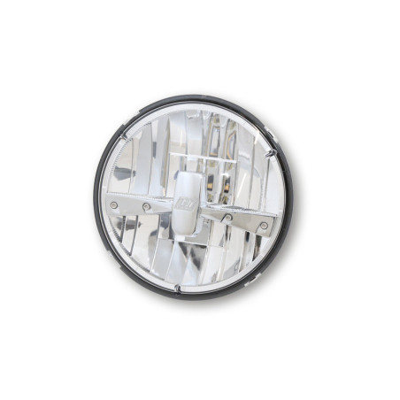 Óptica de faro delantero LED HIGHSIDER pro Type 3 - 7 inch - negro