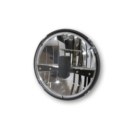 Óptica de faro delantero LED HIGHSIDER pro Type 3 - 7 inch - negro