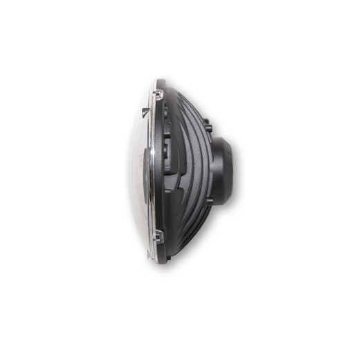 Óptica de faro delantero LED HIGHSIDER pro Type 3 - 7 inch - negro