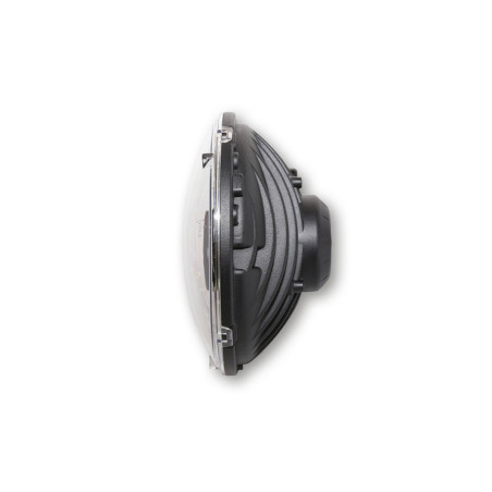 Óptica de faro delantero LED HIGHSIDER pro Type 3 - 7 inch - negro