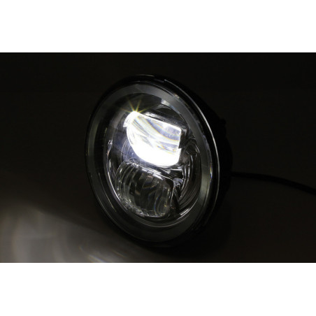 Óptica de faro delantero LED HIGHSIDER pro Type 7 - 5 3/4 inch - negro