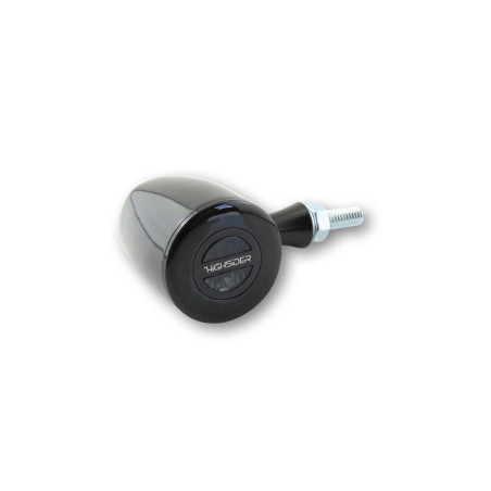 Piloto trasero/intermitente LED HIGHSIDER pro Rocket Classic - 3en1 - homologado E - negro/ahumado - par