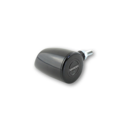 Piloto trasero/intermitente LED HIGHSIDER pro Rocket Classic - 3en1 - homologado E - negro/ahumado - par
