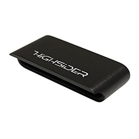 Carcasa de aluminio HIGHSIDER pro Stripe - para piloto trasero LED o intermitente - negro - 1 pieza