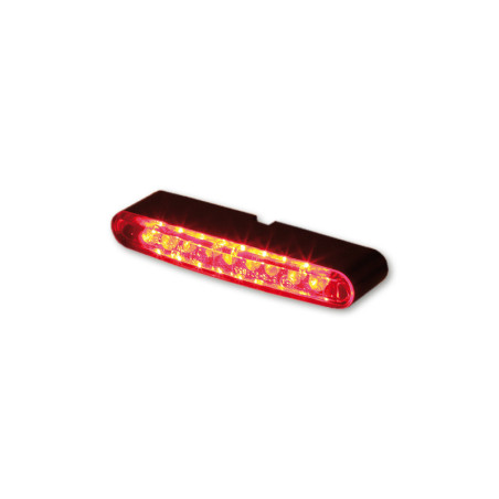 Piloto trasero LED HIGHSIDER pro Stripe - negro/rojo - 1 pieza