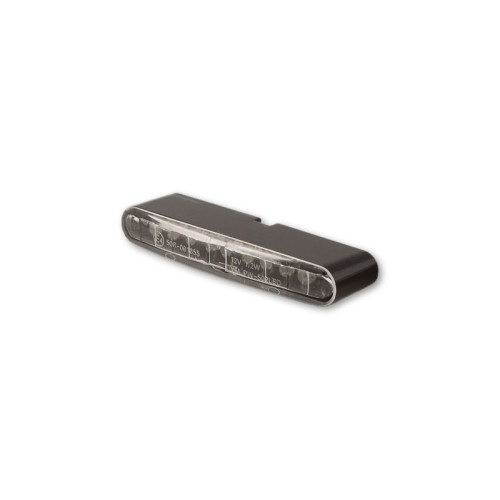 Piloto trasero LED HIGHSIDER pro Stripe - negro/traslúcido - 1 pieza