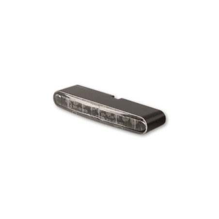 Piloto trasero LED HIGHSIDER pro Stripe - negro/traslúcido - 1 pieza