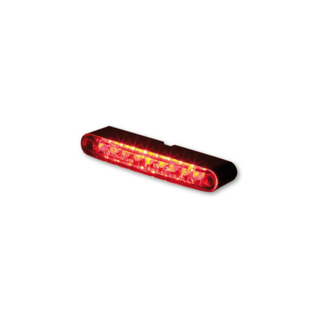 Piloto trasero LED HIGHSIDER pro Stripe - negro/traslúcido - 1 pieza
