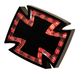 Piloto trasero LED HIGHSIDER pro Gothic - negro/traslúcido - 1 pieza