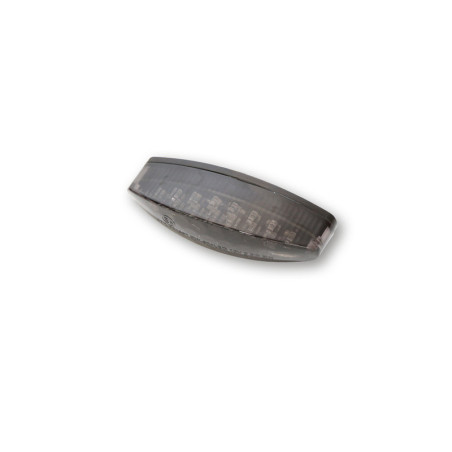 Piloto trasero LED HIGHSIDER pro Little Number1 - con luz de matrícula - negro/ahumado - 1 pieza