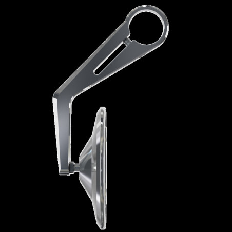 Retrovisor extremo de manillar HIGHSIDER pro Montana – cromado – 1 pza