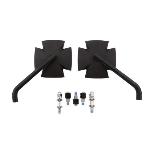 Retrovisor de manillar HIGHSIDER pro Iron Cross - negro