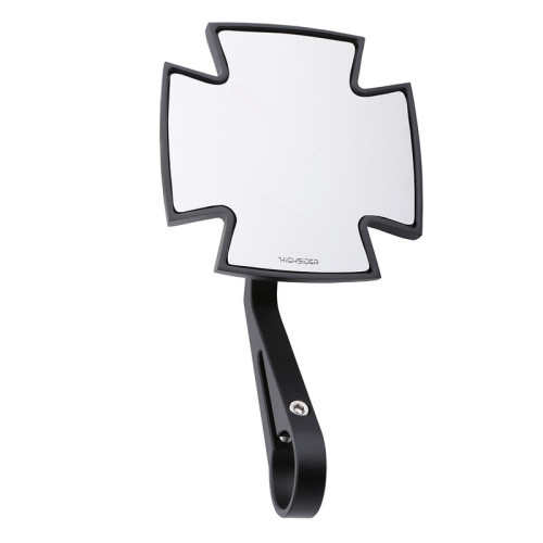 Retrovisor contrapeso de manillar HIGHSIDER pro Iron Cross - negro