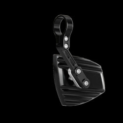 Retrovisor contrapeso de manillar HIGHSIDER pro Wave - negro/plata
