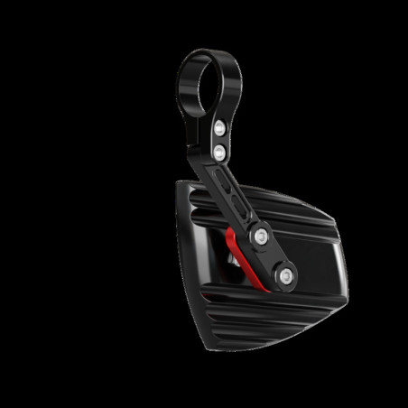 Retrovisor contrapeso de manillar HIGHSIDER pro Wave - negro/rojo