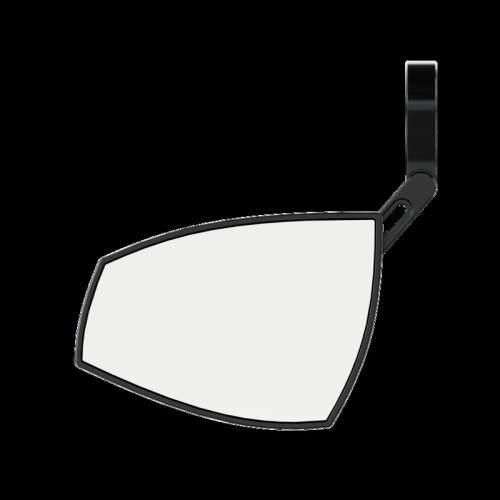 Retrovisor contrapeso de manillar HIGHSIDER pro Wave - negro/rojo