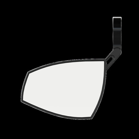 Retrovisor contrapeso de manillar HIGHSIDER pro Wave - negro/rojo